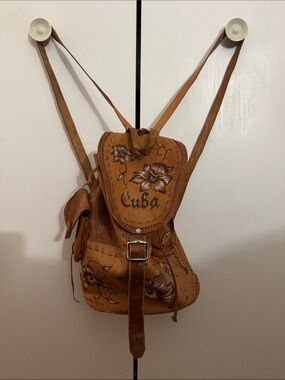 Handmade "Cuba" Genuine Leather Backpack